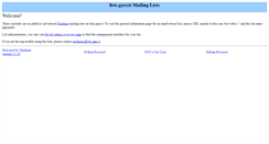 Desktop Screenshot of lists.garr.it