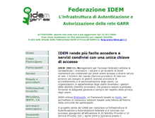 Tablet Screenshot of progetto-idem.idem.garr.it