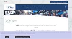 Desktop Screenshot of cert.garr.it
